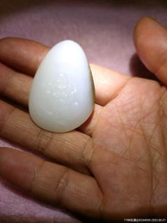老店旧藏和田玉弥勒佛玉佩